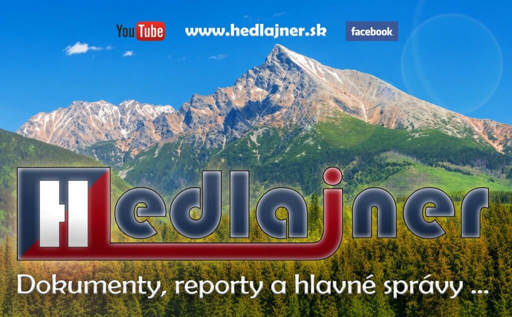 Magnetka Hedlajner – Kriváň a logo Hedlajner