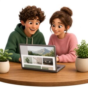 Tvorba webu – kreslená ilustrácia